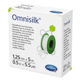 OMNISILK Pansement de fixation en soie artificielle 1,25 cmx5 m, 1 pc