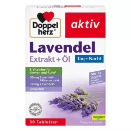DOPPELHERZ Comprimés dextrait et dhuile de lavande, 30 comprimés