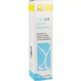 CALCI D3-Denk 1.000 mg/880 I.U. comprimés effervescents, 20 pcs