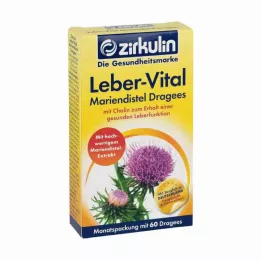 ZIRKULIN Dragées de chardon-marie Leber-Vital, 60 pces