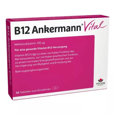 B12 ANKERMANN Vital en comprimés, 50 pc