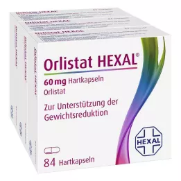 ORLISTAT HEXAL 60 mg Gélules dures, 3X84pcs
