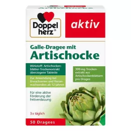 DOPPELHERZ Dragées à la bile et à lartichaut, 50 pces