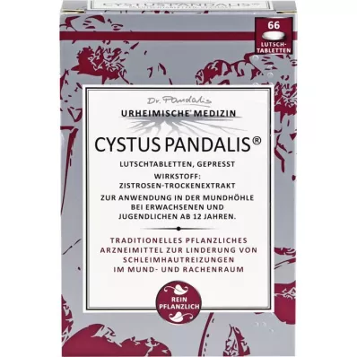 CYSTUS Pandalis pastilles à sucer, 66 pcs