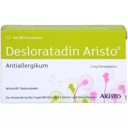 DESLORATADIN Aristo 5 mg comprimés pelliculés, 50 pc