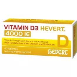 VITAMIN D3 HEVERT 4.000 U.I. comprimés, 60 pc