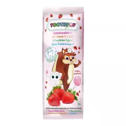 TOOTHPOP Sucette dentaire goût fraise, 1 pc