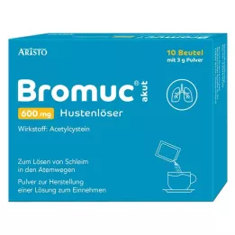 BROMUC akut 600 mg Antitussif Plv.à leau, 10 pces