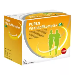 PUREN Complexe de substances vitales, sachet de 15 g de granulés, 30 pièces