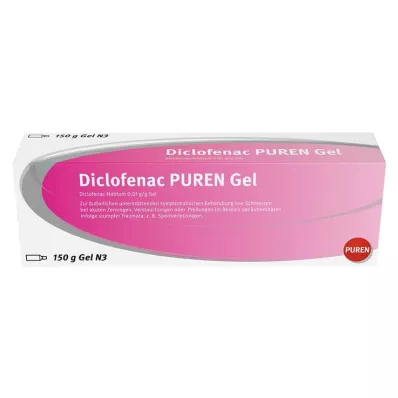 Gel de diclofénac PUREN , 150 g
