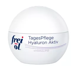 FREI ÖL Soin de Jour Hydrolipide Crème Active à lAcide Hyaluronique, 50 ml