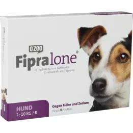 FIPRALONE 67 mg Lait pour application cutanée pour petits chiens, 4 pces