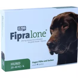 FIPRALONE 268 mg Lait pour application cutanée pour grands chiens, 4 pces