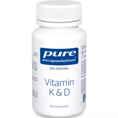 PURE ENCAPSULATIONS Vitamine K &amp; D gélules, 60 pc