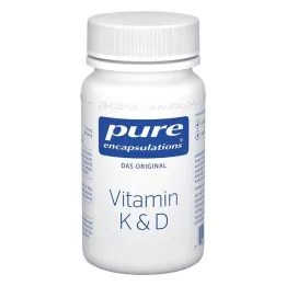 PURE ENCAPSULATIONS Vitamine K &amp; D gélules, 60 pc
