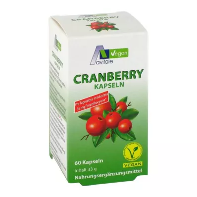 CRANBERRY VEGAN Gélules de 400 mg, 60 pièces