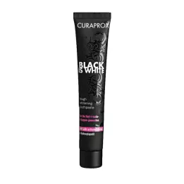 CURAPROX dentifrice au charbon black is white, 90 ml