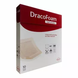 DRACOFOAM Mousse adhésive sensitive 5x5 cm, 10 pces