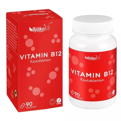 Comprimés à croquer de vitamine B12, 90 pc Comprimés à croquer de vitamine B12, 90 pc