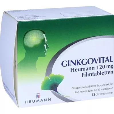 GINKGOVITAL Heumann 120 mg comprimés pelliculés, 120 pc