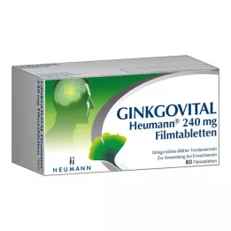 GINKGOVITAL Heumann 240 mg comprimés pelliculés, 80 pc