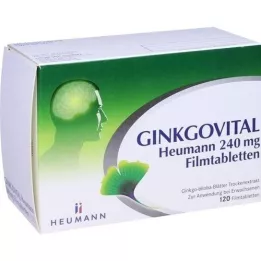 GINKGOVITAL Heumann 240 mg comprimés pelliculés, 120 pc