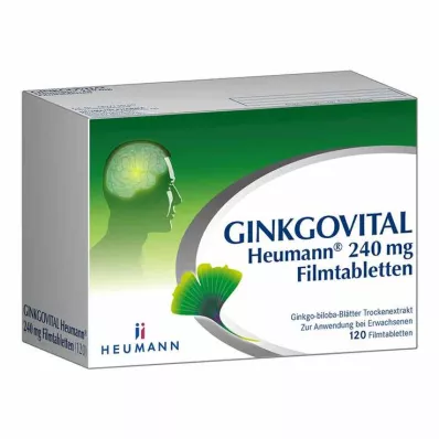 GINKGOVITAL Heumann 240 mg comprimés pelliculés, 120 pc