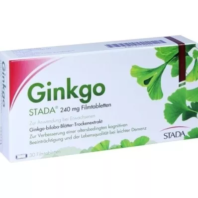 GINKGO STADA 240 mg Comprimés pelliculés, 30 pcs