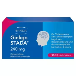 GINKGO STADA 240 mg Comprimés pelliculés, 30 pcs