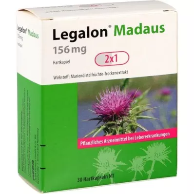 LEGALON Madaus 156 mg gélules dures, 30 pcs