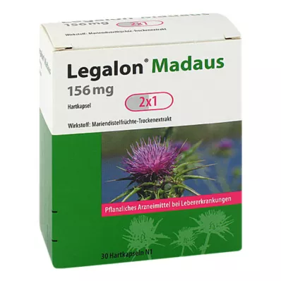 LEGALON Madaus 156 mg gélules dures, 30 pcs