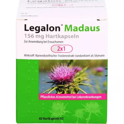 LEGALON Madaus 156 mg gélules dures, 60 gélules