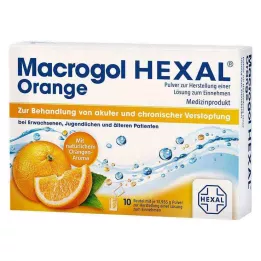 MACROGOL HEXAL Orange Plv.pour Lait en sachet, 10 pc