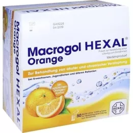 MACROGOL HEXAL Orange Plv.pour Lait en sachet, 50 pcs