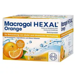 MACROGOL HEXAL Orange Plv.pour Lait en sachet, 50 pcs