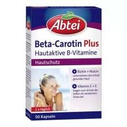 ABTEI Bêta-Carotène Plus Vitamines B actives pour la peau, 50 cps