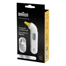BRAUN THERMOSCAN 3 thermomètres infrarouges pour loreille, 1 pc