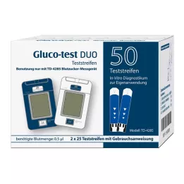 GLUCO TEST DUO Bandelettes de test, 50 pcs