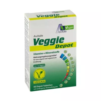 VEGGIE Comprimés de vitamines et minéraux Depot, 60 comprimés