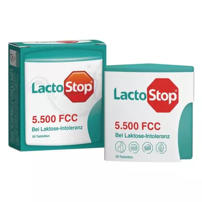 Lactostop 5 500 FCC comprimés Click Distributeur, 50 pc Lactostop 5 500 FCC comprimés Click Distributeur, 50 pc