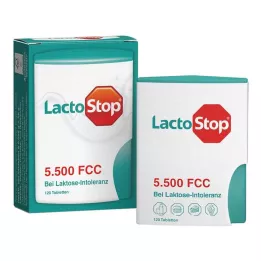 LACTOSTOP 5 500 FCC Distributeur de comprimés à cliquer, 120 pc
