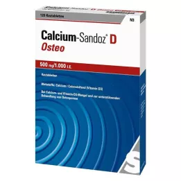 CALCIUM SANDOZ D Osteo 500 mg/1.000 UI à croquer, 120 comprimés