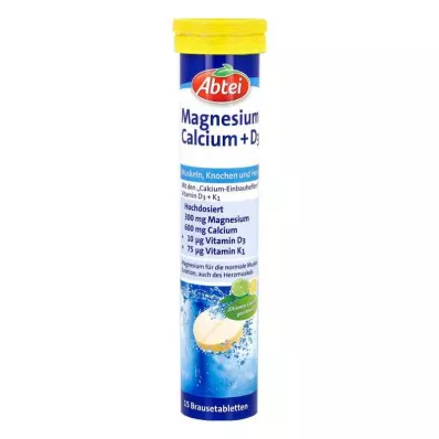 Abtei Magnesium Calcium+d3 comprimés effervescents (15 pièces) Abtei Magnesium Calcium+d3 comprimés effervescents (15 pièces)