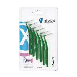 MIRADENT Brossette interdentaire I-Prox L 0,7 mm vert, 6 pces