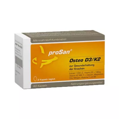 PROSAN Osteo D3/K2 capsules molles, 60 pc