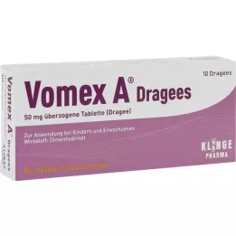VOMEX A Dragées 50 mg comprimés enrobés, 10 pc