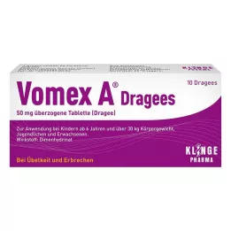 VOMEX A Dragées 50 mg comprimés enrobés, 10 pc