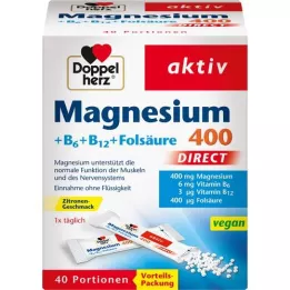 DOPPELHERZ Vitamines Magnésium+B DIRECT Granulés, 40 pc