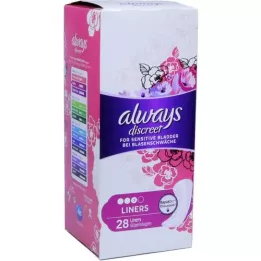 ALWAYS discreet Liner Protège-slips Incontinence, 28 pièces