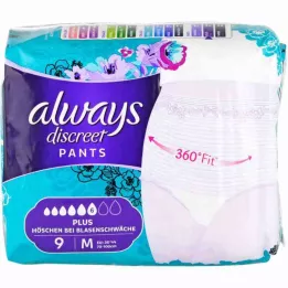 ALWAYS discreet Incontinence Pants plus M, 9 pces